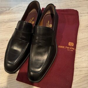 Bruno Magli black loafers